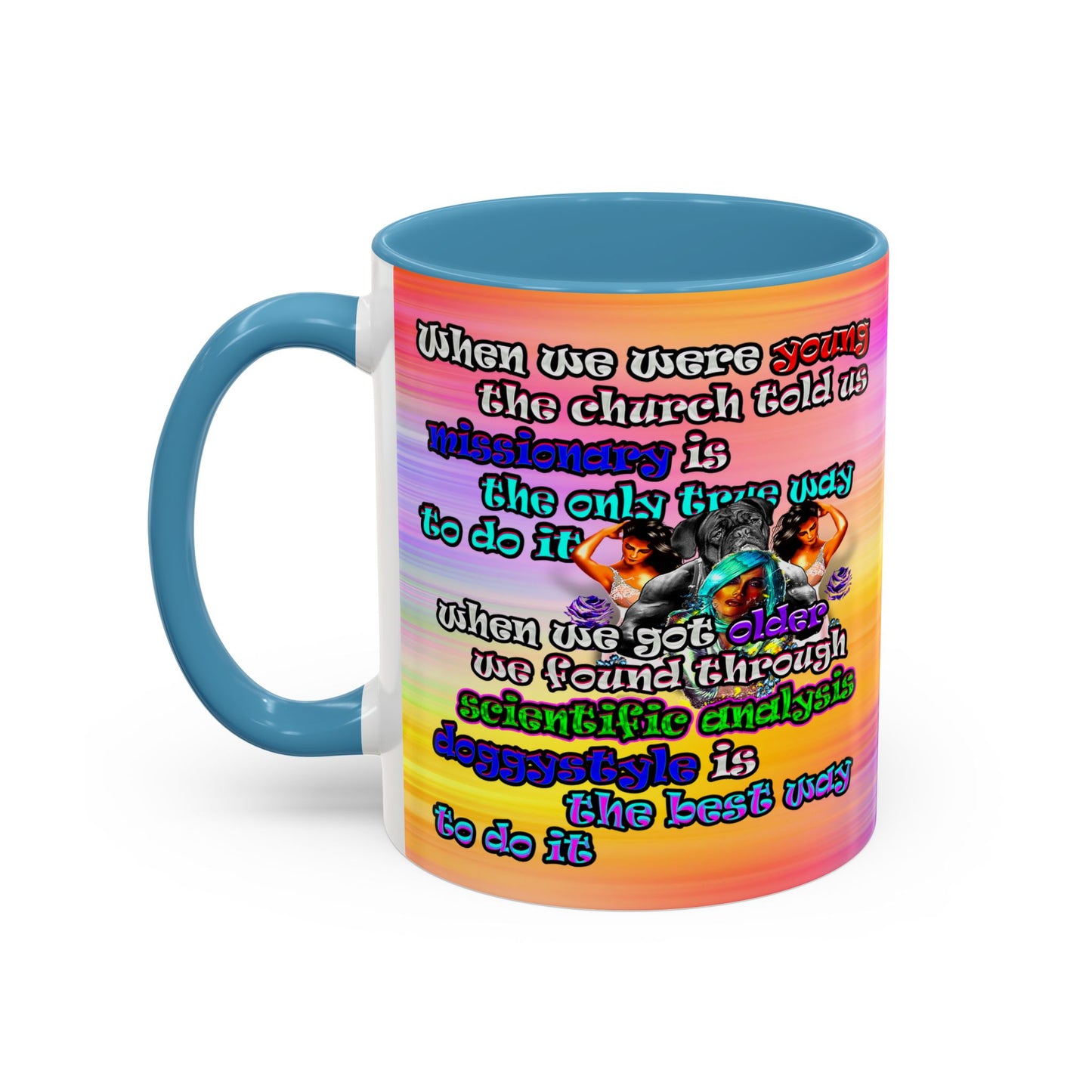 doggystyle - Accent Mug (color blur)