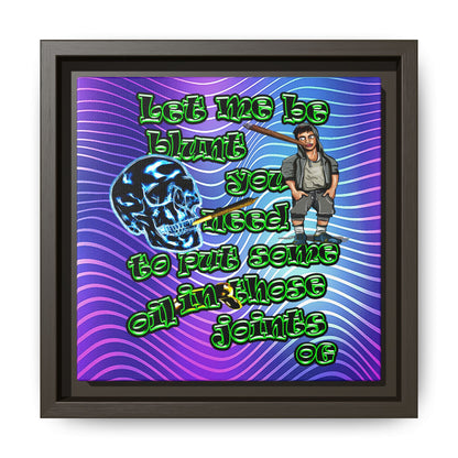 og - framed canvas art (purple wave)