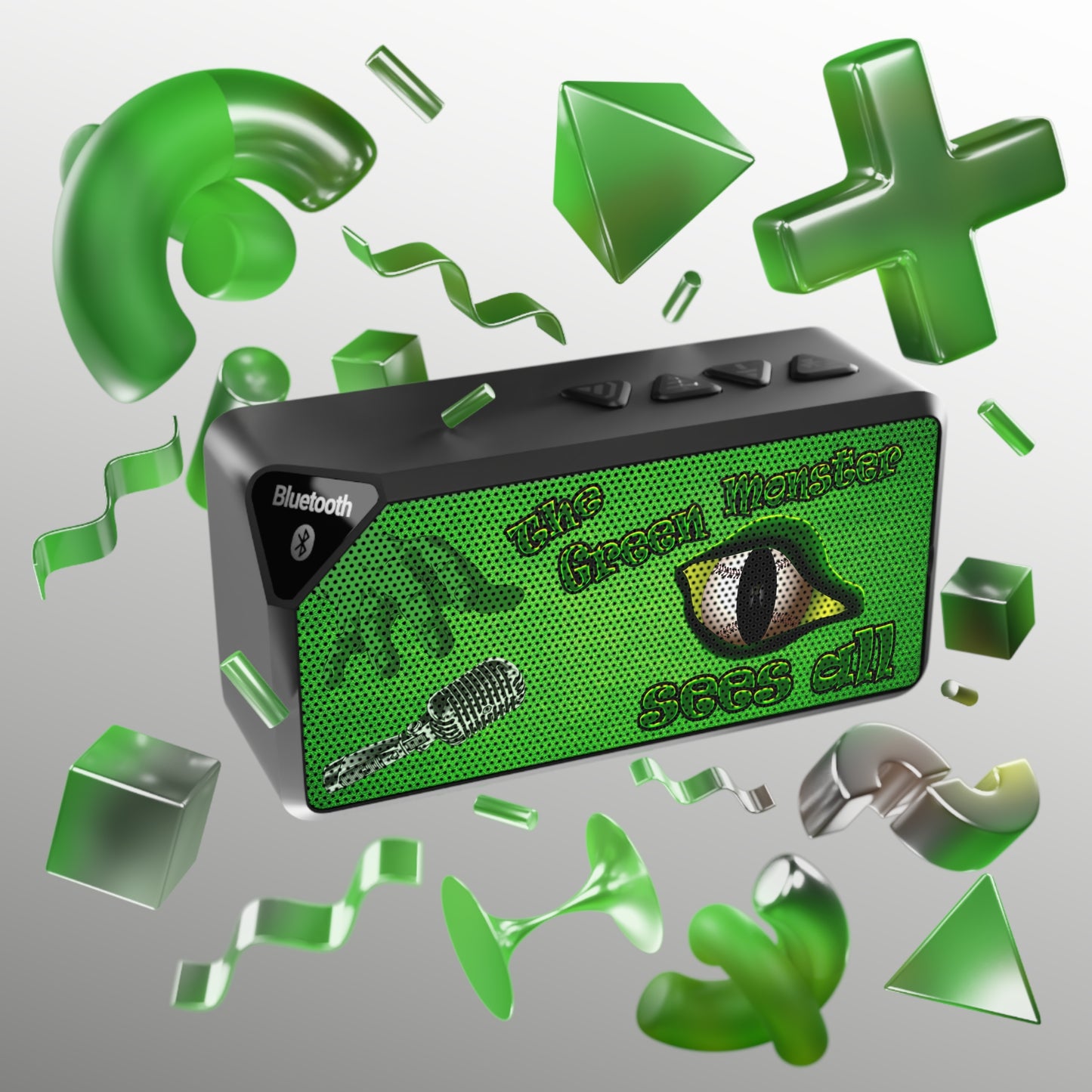 green monster - Jabba Bluetooth Speaker (green turf)