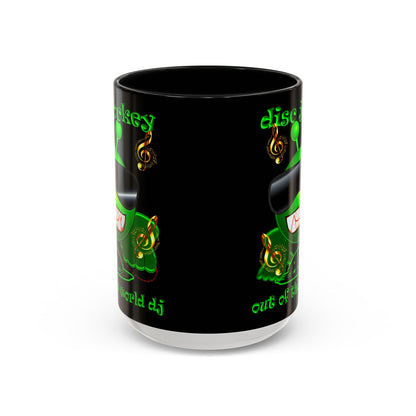 disc jockey - Accent Mug (black)