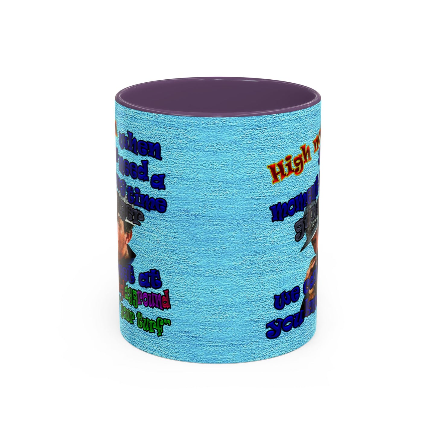 high noon - Accent Mug (faded blue)