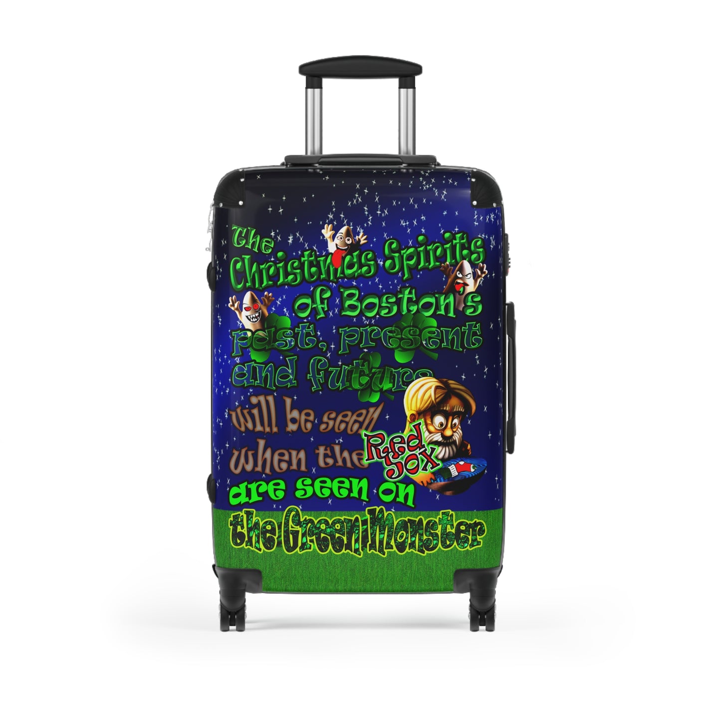 christmas spirits of boston - Suitcase ('snoops' background)