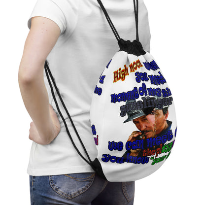 high noon - Drawstring Bag (white)