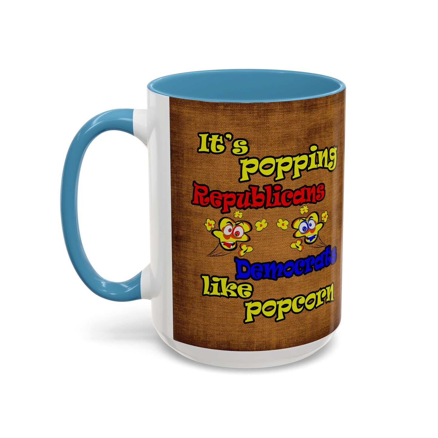 popping like popcorn - Accent Mug (brown papyrus)
