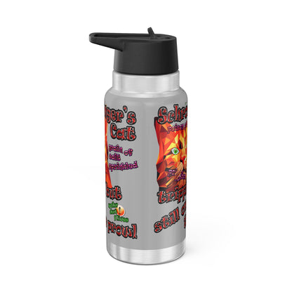 schrodinger's cat - Gator Tumbler, 32oz (light grey)