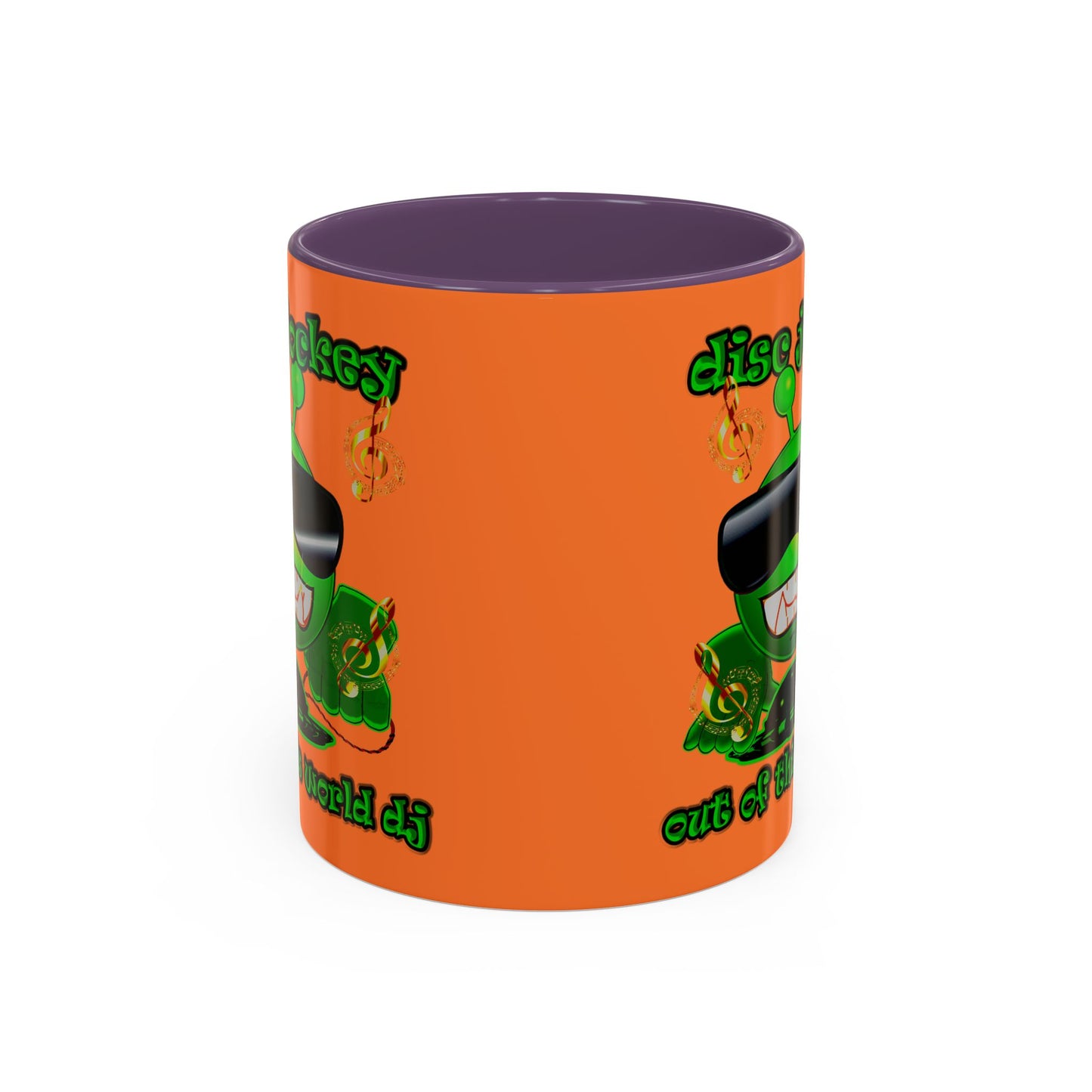 disc jockey - Accent Mug (crusta)