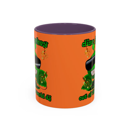 disc jockey - Accent Mug (crusta)