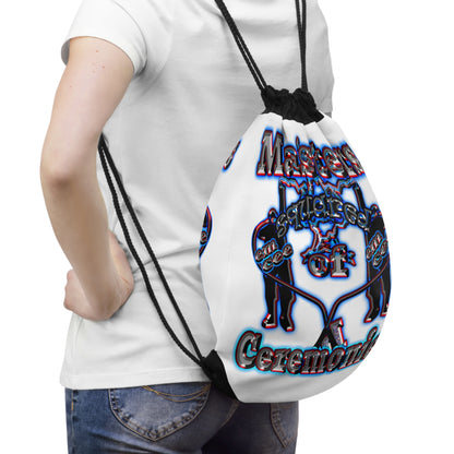 em cee squared - Drawstring Bag (white)