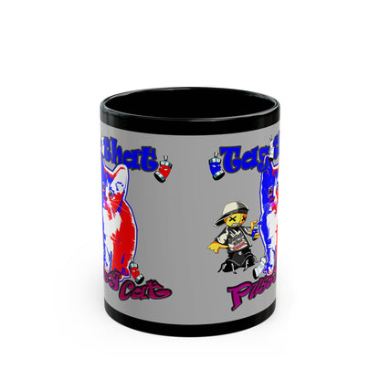 tag that - Black Mug (light grey)