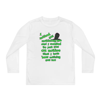 noticed you noticing - Youth Long Sleeve Competitor Tee