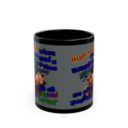 high noon - Black Mug (dark grey)