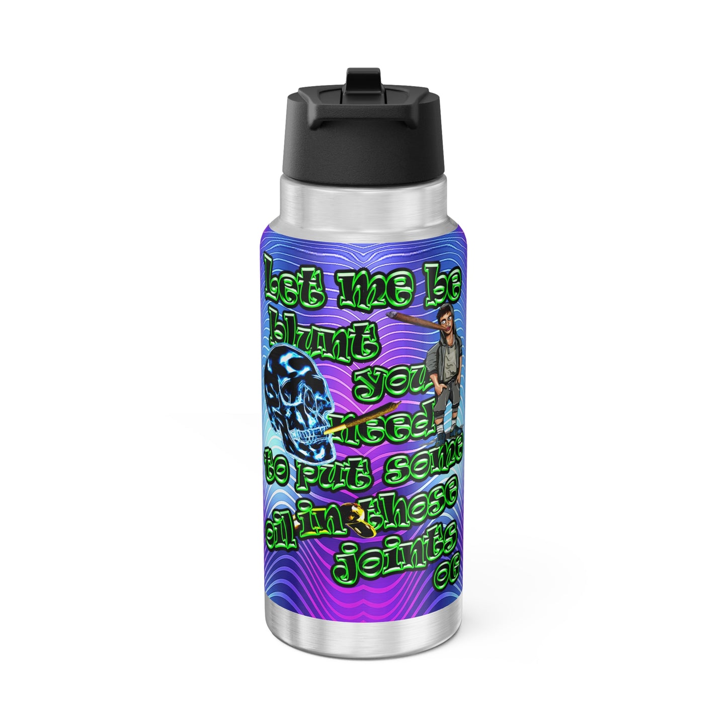 og - Gator Tumbler, 32oz  (purple wave)