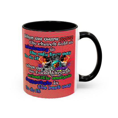 doggystyle - Accent Mug (yellow-orange wave)