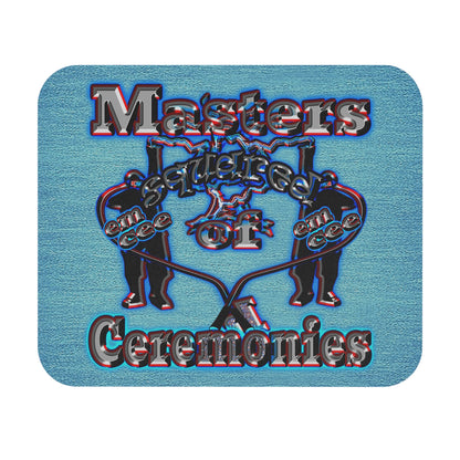 em cee squared - Mouse Pad (Rectangle) (faded blue)
