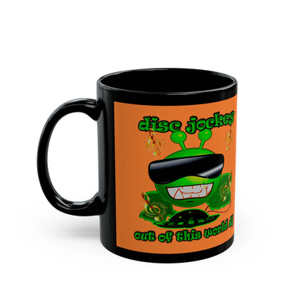 disc jockey - Black Mug (crusta)