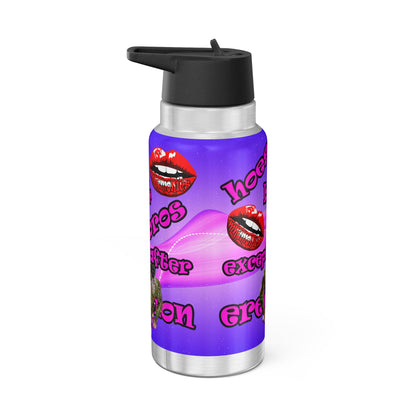 hoes b4 bros - Gator Tumbler, 32oz  (purple-pink wave)