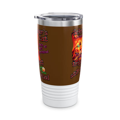schrodinger's cat - Ringneck Tumbler, 20oz (brown)