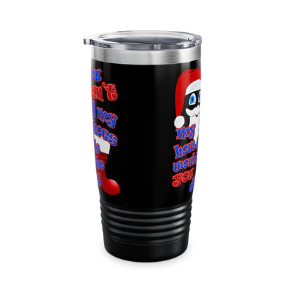 santa's shoes - Ringneck Tumbler, 20oz (black)