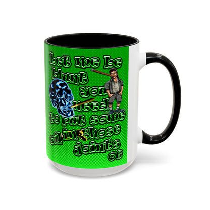 og - Accent Mug (logo green)
