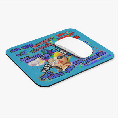 drop the beat - Mouse Pad (Rectangle) (turquoise)