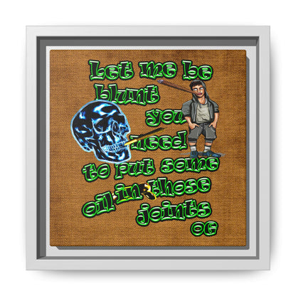 og - framed canvas art (brown papyrus)