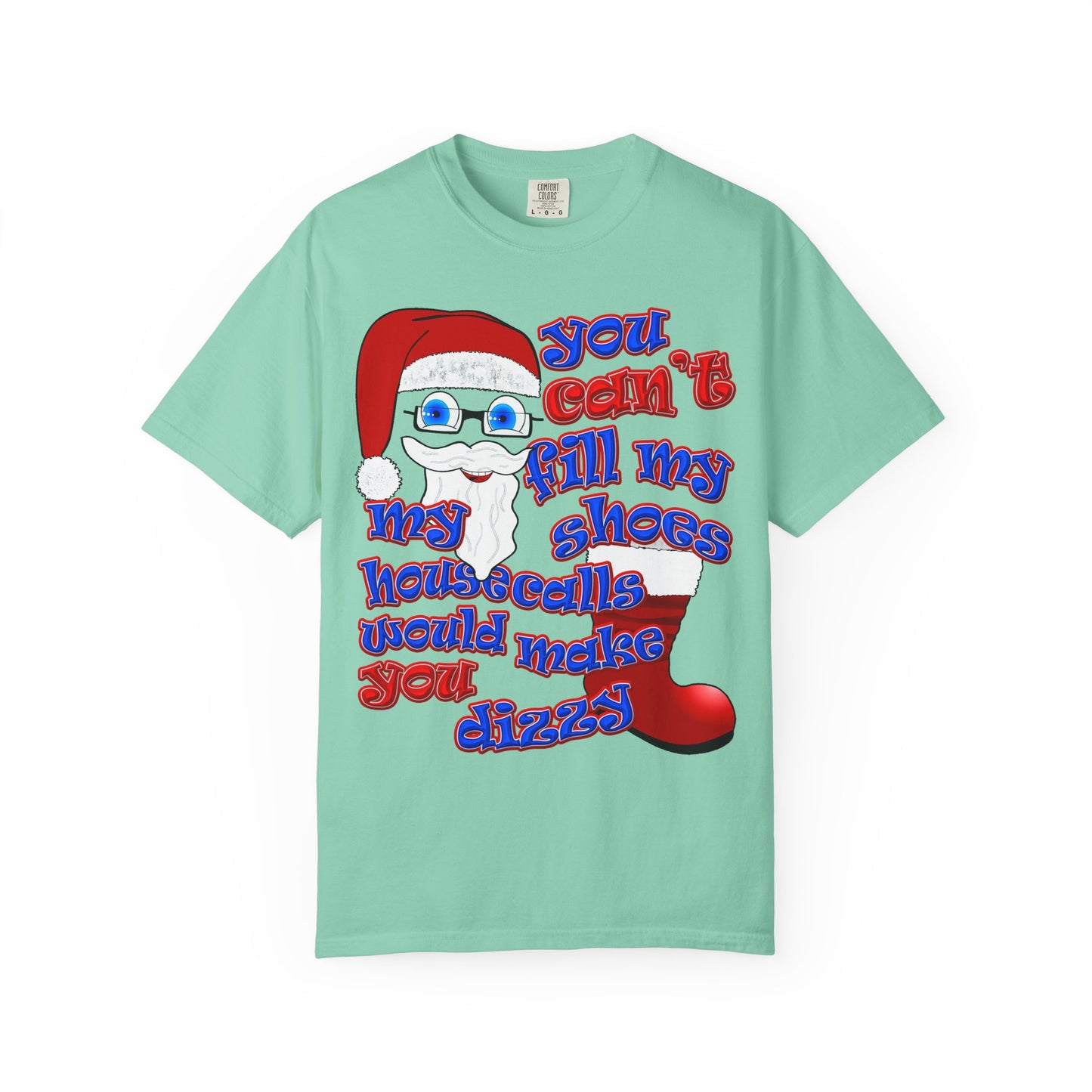 santa's shoes - Unisex Garment-Dyed T-shirt
