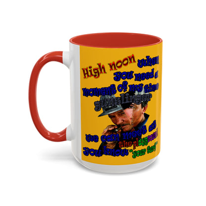high noon - Accent Mug (yellow)