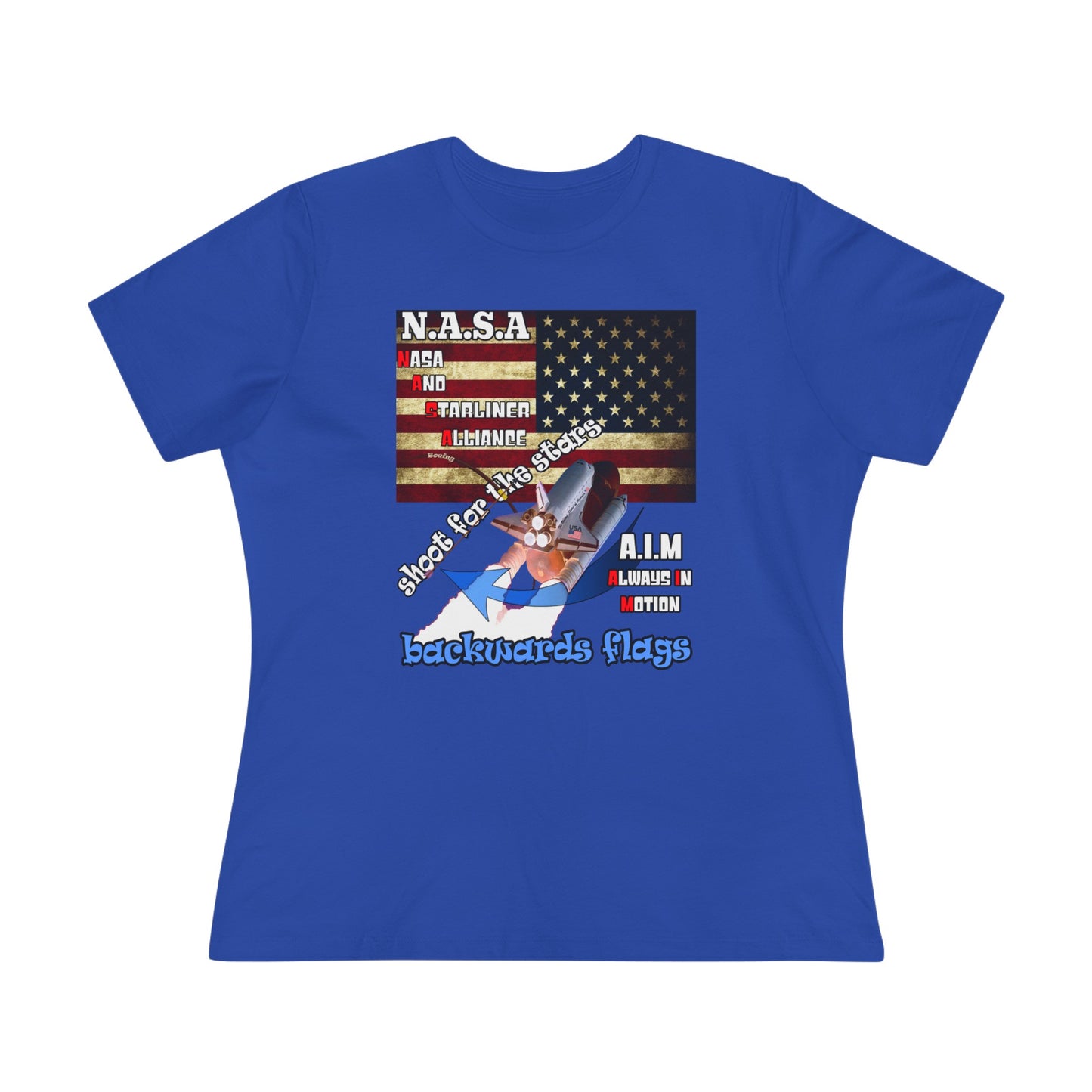 shoot for the stars(starliner) - Women's Premium Tee