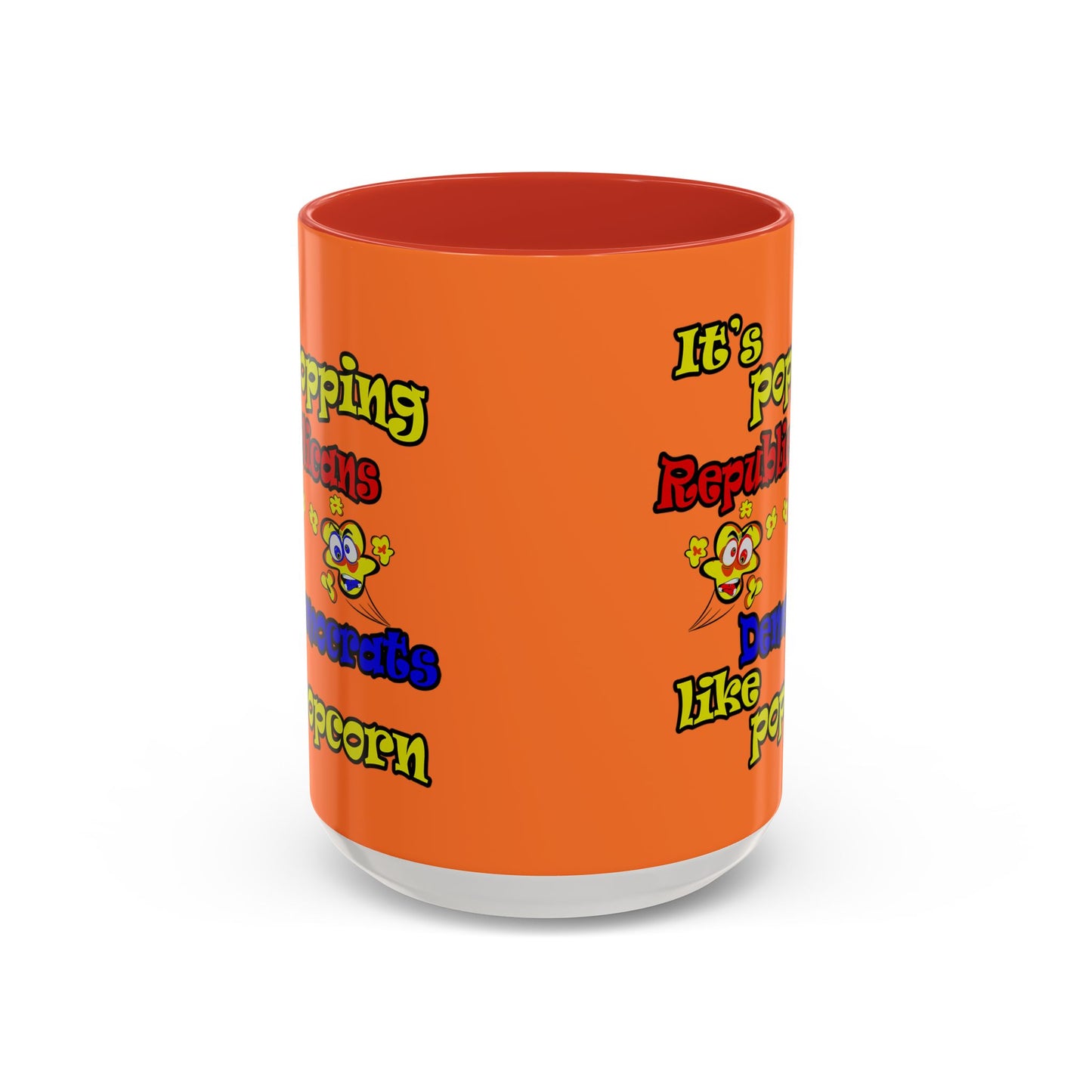 popping like popcorn - Accent Mug (crusta)