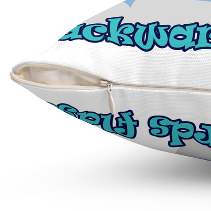 shoot for the stars - Spun Polyester Square Pillow - (white)