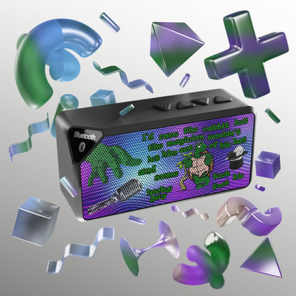 turtle race - Jabba Bluetooth Speaker (purple wave)