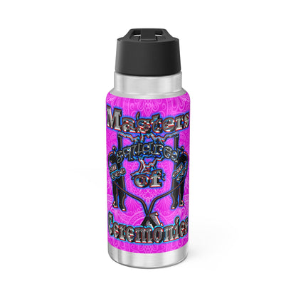 em cee squared - Gator Tumbler, 32oz (pink swirl)