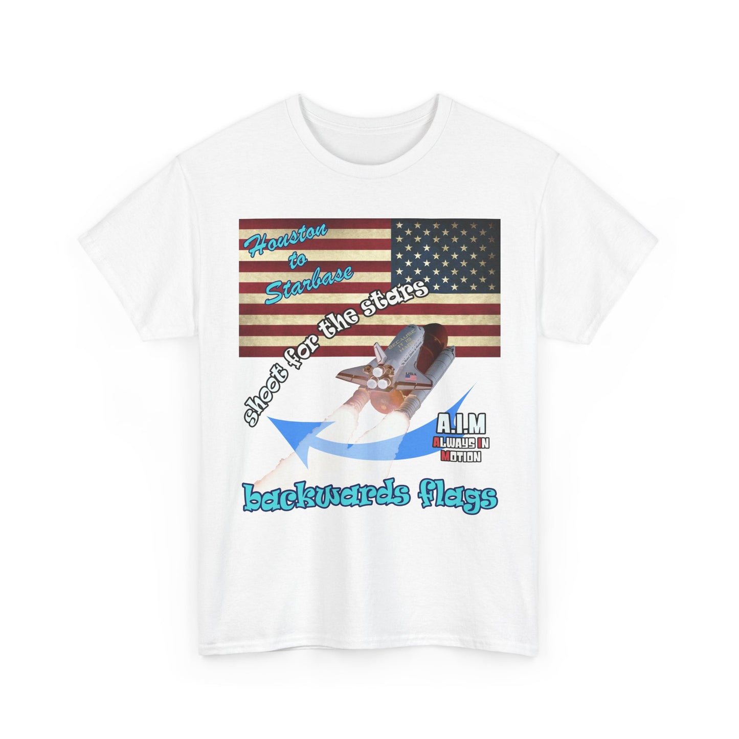shoot for the stars - Unisex Heavy Cotton Tee