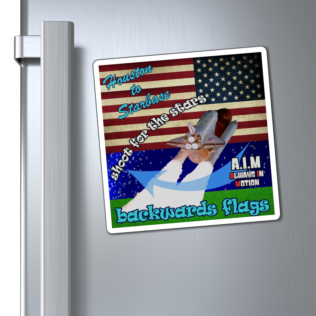 shoot for the stars - Magnets - ('snoops' background)