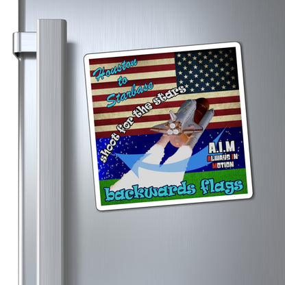 shoot for the stars - Magnets - ('snoops' background)