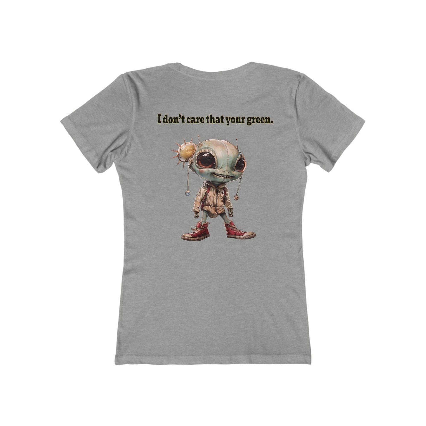 I don't care that your grey - Women's The Boyfriend Tee