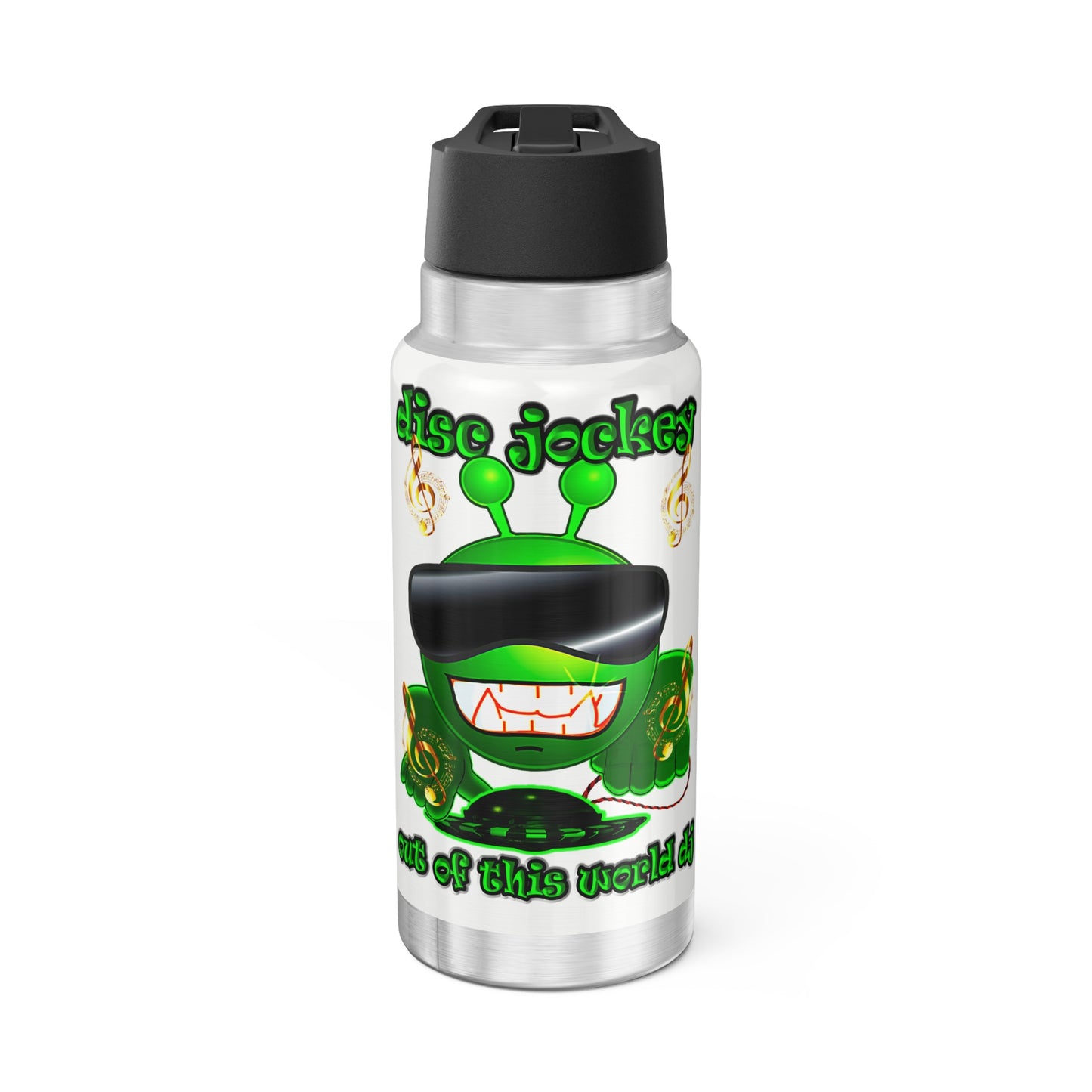 disc jockey - Gator Tumbler, 32oz (white)