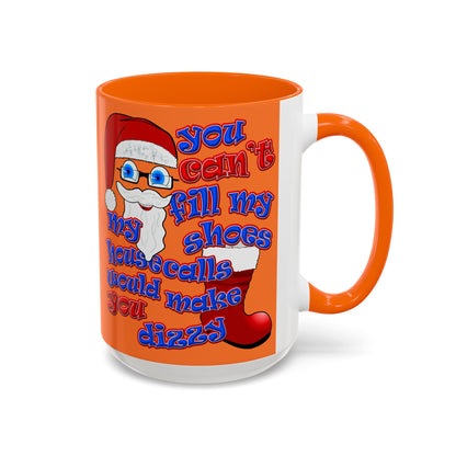 santa's shoes - Accent Mug (crusta)