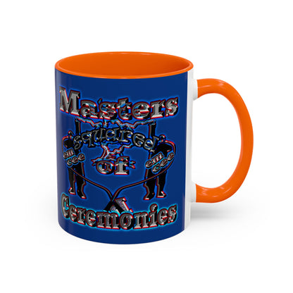 em cee squared - Accent Mug (dark blue)