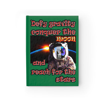 defy conquer reach - journal-blank (dark green)