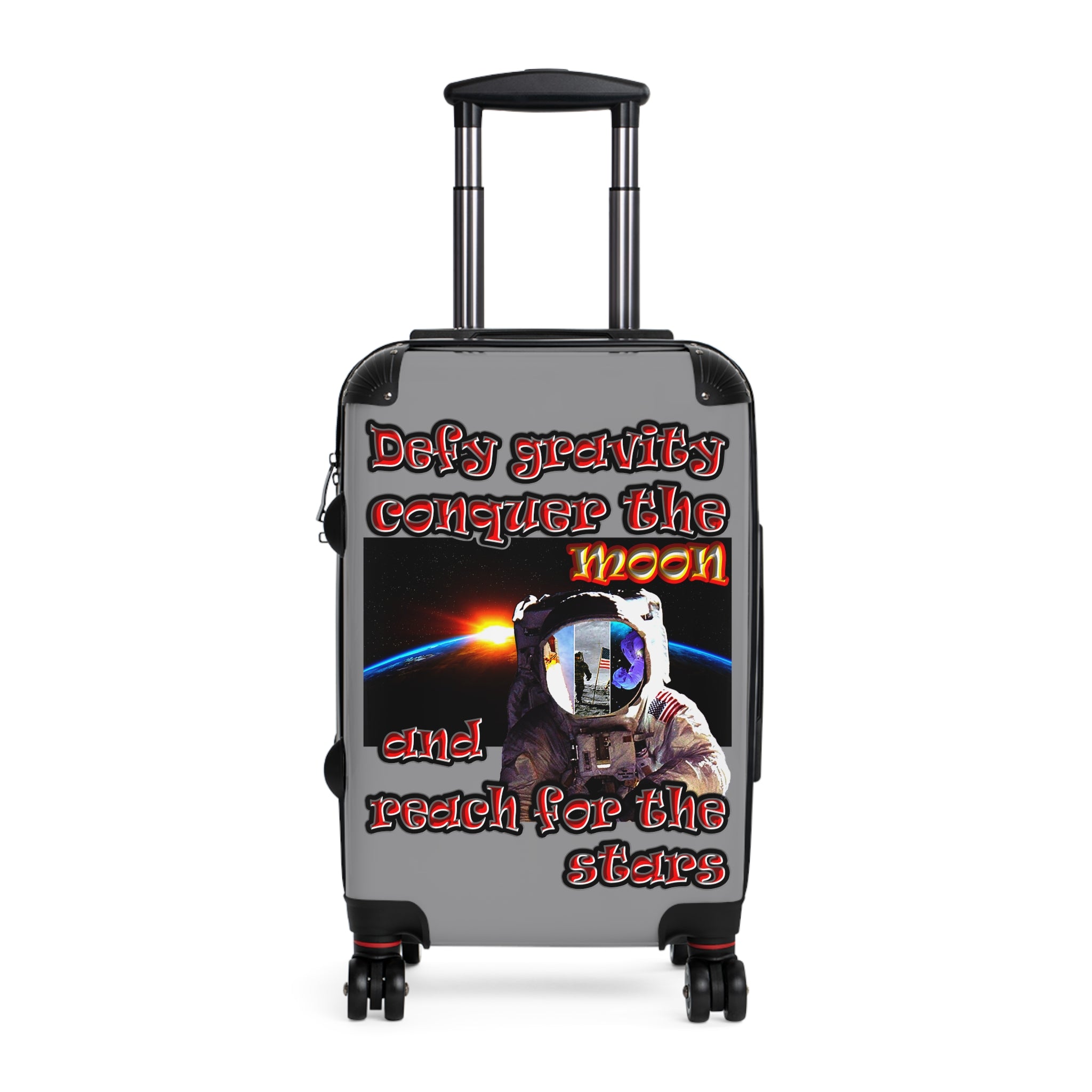 defy conquer reach - Suitcase (grey)
