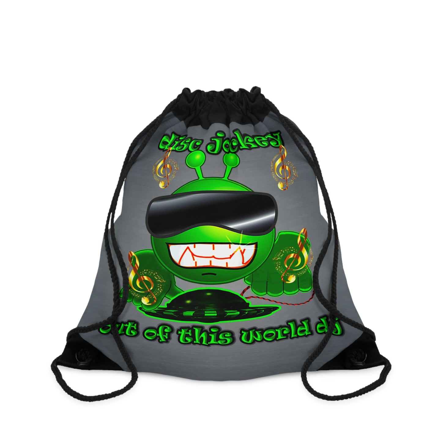 disc jockey - Drawstring Bag (grey-light grey)