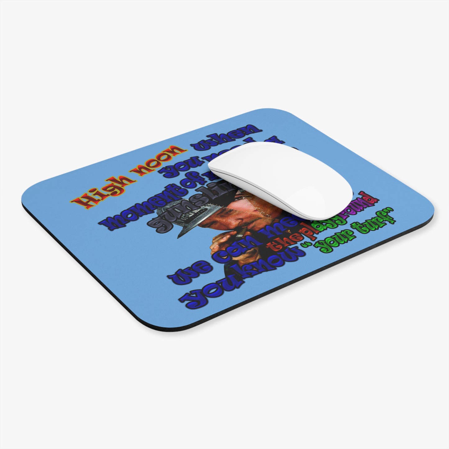 high noon - Mouse Pad (Rectangle) (light blue)