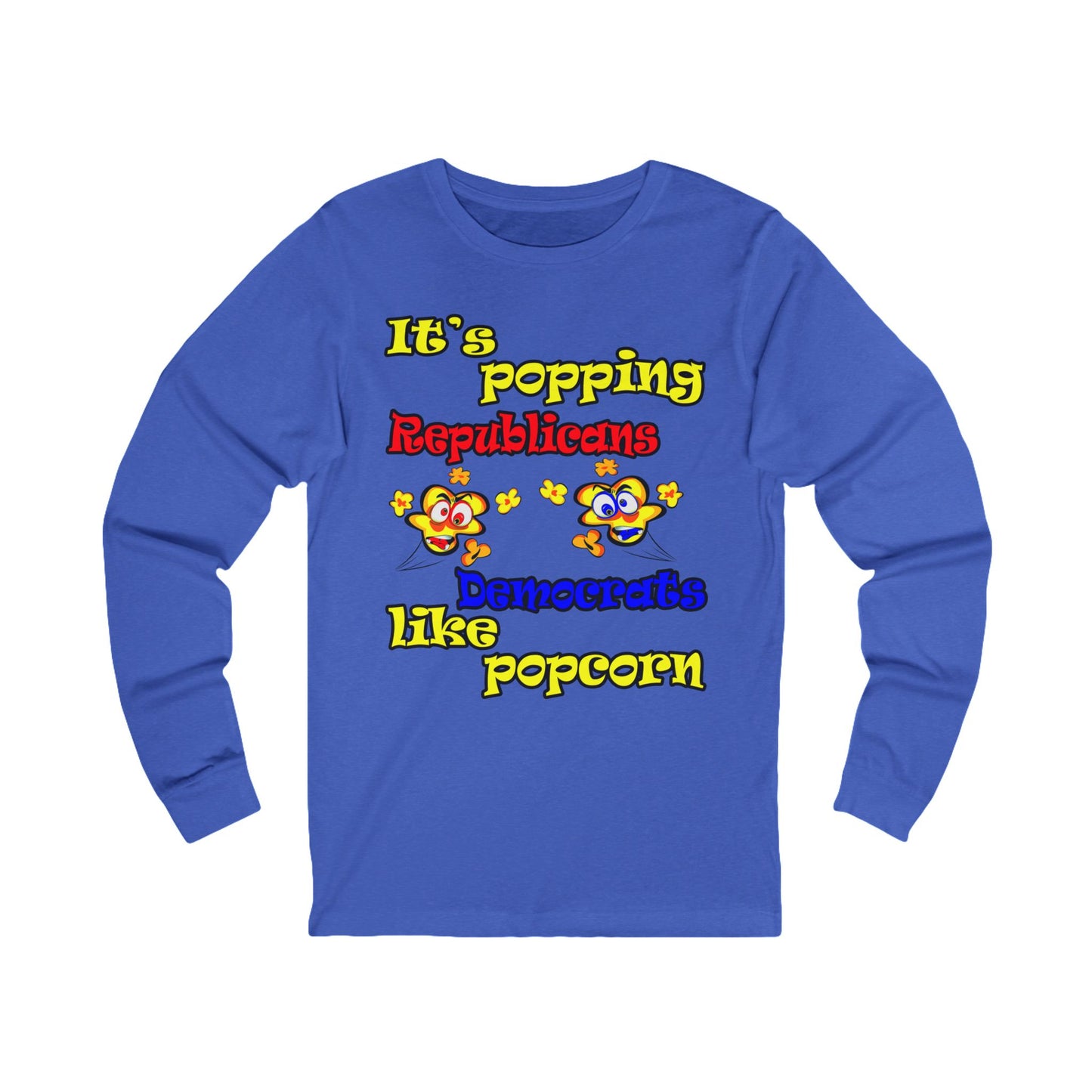 popping like popcorn - Unisex Jersey Long Sleeve Tee