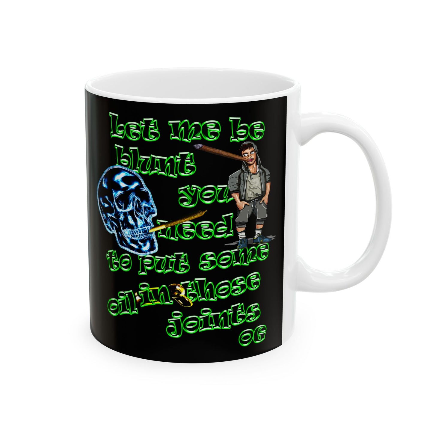 og - White Mug (black)