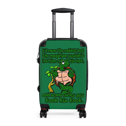 turtle race - Suitcase (dark green)