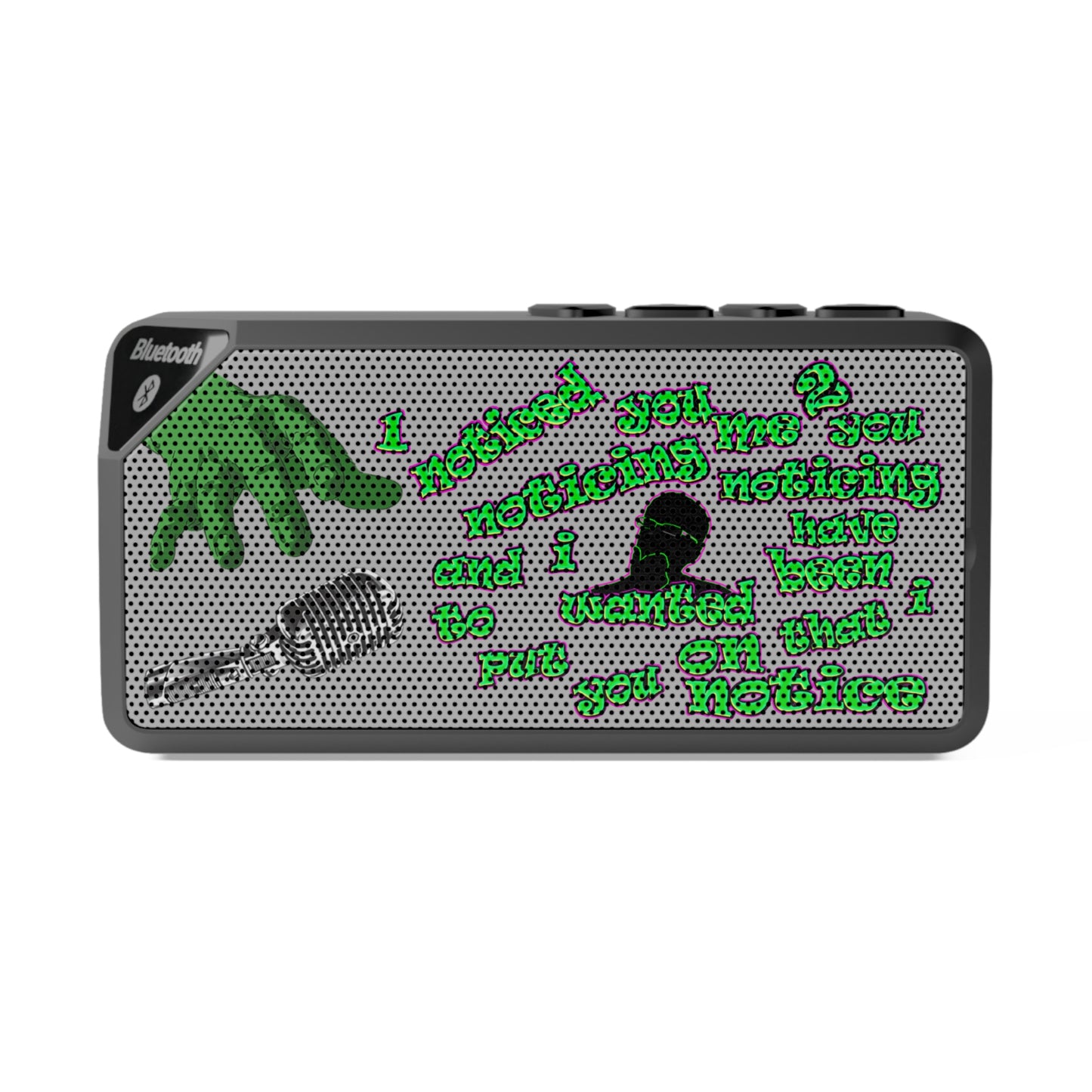 noticed you noticing - Jabba Bluetooth Speaker (light grey)