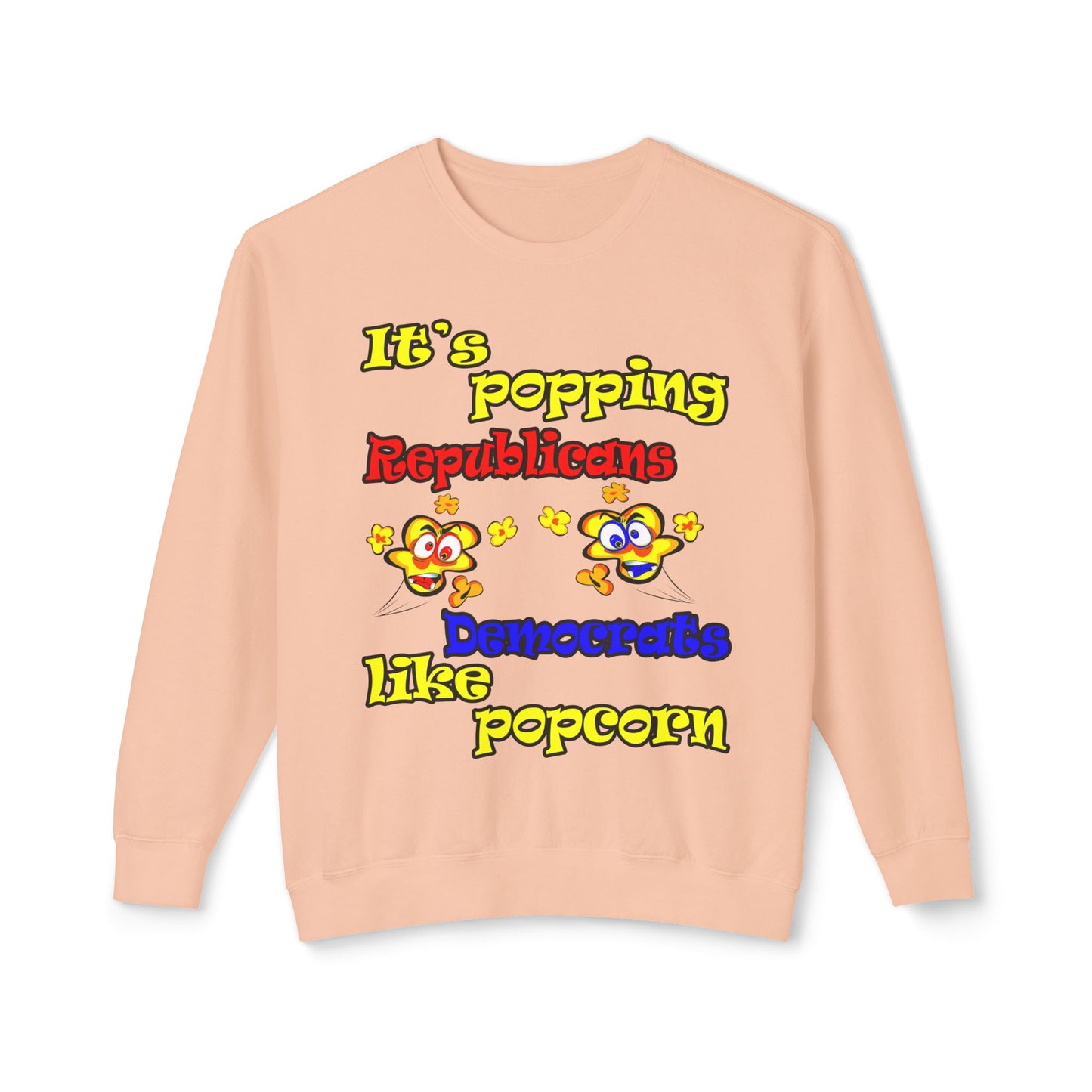 popping like popcorn - Unisex Lightweight Crewneck Sweatshirt
