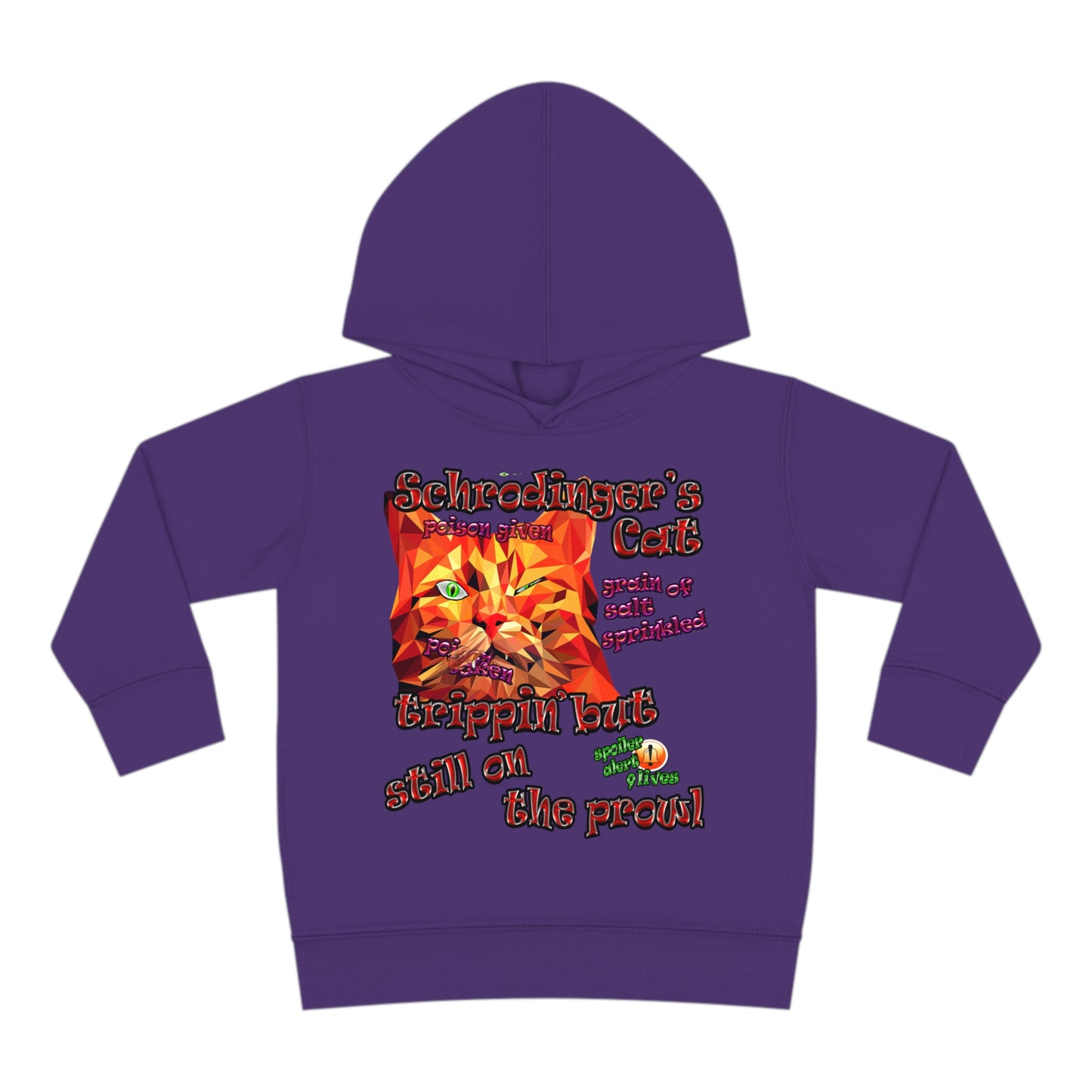schrodinger's cat - Toddler Pullover Fleece Hoodie