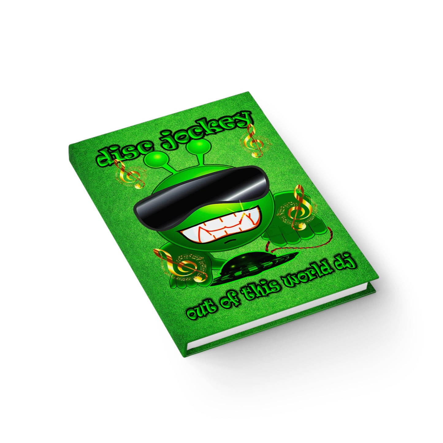 disc jockey - journal-lined (green turf)